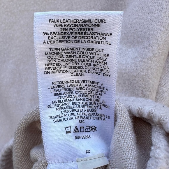 Express Mockneck Sweater Cream Sz XS - Picture 9 of 11